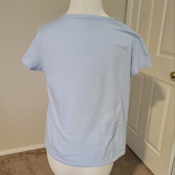 Polo Ralph Lauren Women's Short Sleeve Shirt Light Blue XL - Picture 5 of 7